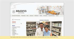 Desktop Screenshot of brauns-living.de